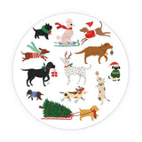 12 Dogs of Christmas Coaster