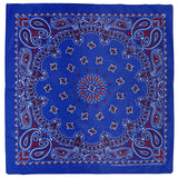 Classic Cotton Bandana | Red + Blue