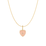 Isabel Rae Chain Necklace | Pink Jade