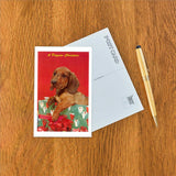 A Doggone Christmas Postcard