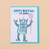 Robot Birthday Card
