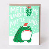 Mistletoad Frog Holiday Card