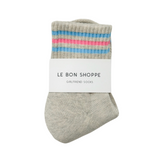 Girlfriend Socks | Bright Grey