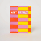 Fruit Stripe Birthday Card