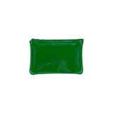 Small Zip Pouch | Candy Patent Emerald