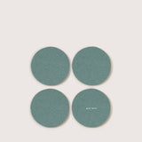 Bierfilzl Round Felt Coaster 4 Pack | Spruce