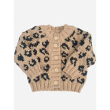 Cheetah Cardigan | Acrylic Hand Knit Kids Sweater