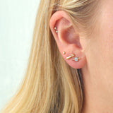 Shooting Star Studs | 18K GV
