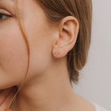 Mini Energy Gem Studs | Rose Quartz