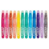 Rainbow Sparkle Watercolor Gel Crayons | Set Of 12
