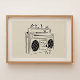 11x14 Art Print | Boom Box