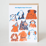 Hot Diggedy Dogs Love Card