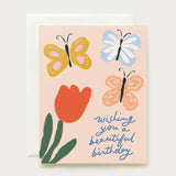 Butterflies Birthday Card