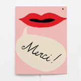 Merci Lips Card