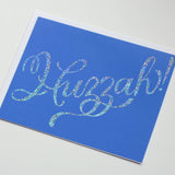 Glitter Huzzah Card