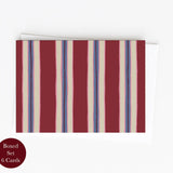Red Wallpaper Mini Boxed Notes | Set of 6