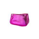 Small Fatty Pouch | Texture Matte Foil Electric Pink