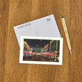 Moon Over Venice Postcard