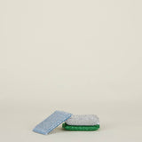 Blue + Green Lurex Sponges | Set of 3