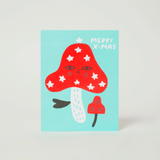 Merry Christmas Mushroom Card