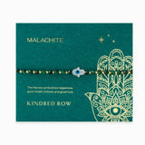 Hamsa Gemstone Bracelet | Malachite