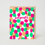 Polka Dots Congrats Card