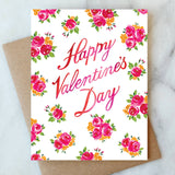 Flowery Valentine Card