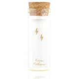 Lightning Bolt Crystal Stud Earrings | 18K GV