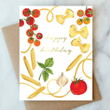 Pasta Party Birthday Card
