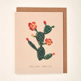 Cactus Blossom Muchas Gracias Card