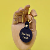 Feeling Lush Key Fob | Pale Pink