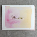 Wish Watercolor Card