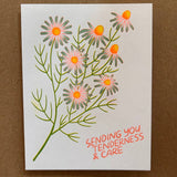 Tenderness and Care Chamomile Card