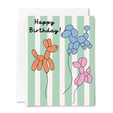 Birthday Dog Balloon Card