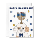 Hanukkah Pup Card