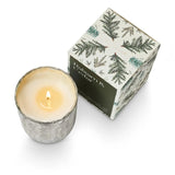 Mercury Glass Candle | Balsam + Cedar