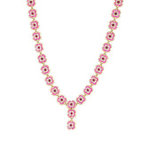 Dianthus Convertible Necklace | Pink