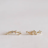 Crawler Earrings | Champagne CZ