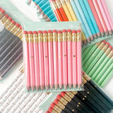 Mini Pencils | Pink + Gold Heart