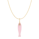 Fortuna Rae Necklace | Pink Jade