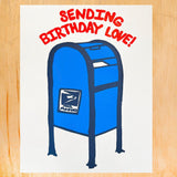Birthday Drop Box Card