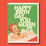 Bath Queen Birthday Card
