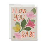 Love You Babe Card