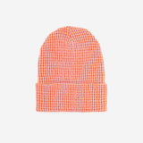 Grid Knit Beanie | Pink
