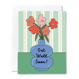 Get Well Vase Card