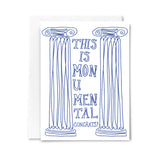 Monumental Congrats Card