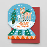 Merry Snow Globe Card