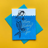 Birthday Mermaid Card