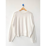 Milo Cotton Sweater | Clean White