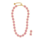 Dianthus Convertible Necklace | Pink